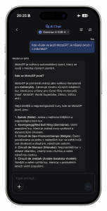 Používali jsme model Gemma 4 E2B (2,54 GB) Používali jsme model Gemma 4 E2B (2,54 GB)