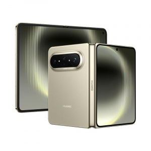 Huawei Pura X Max ve zlaté barvě