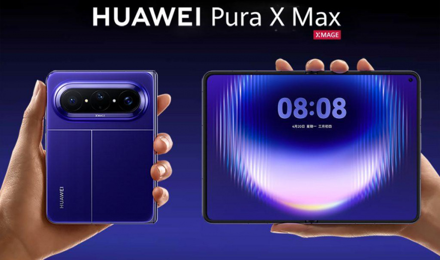 Huawei Pura X Max na oficiálním snímku