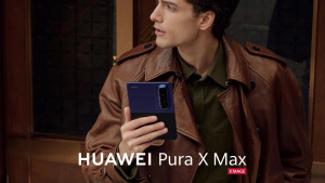Huawei Pura X Max na tiskovém snímku