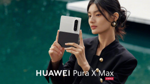 Huawei Pura X Max na tiskovém snímku
