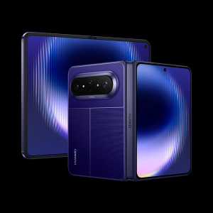 Huawei Pura X Max v modré barvě