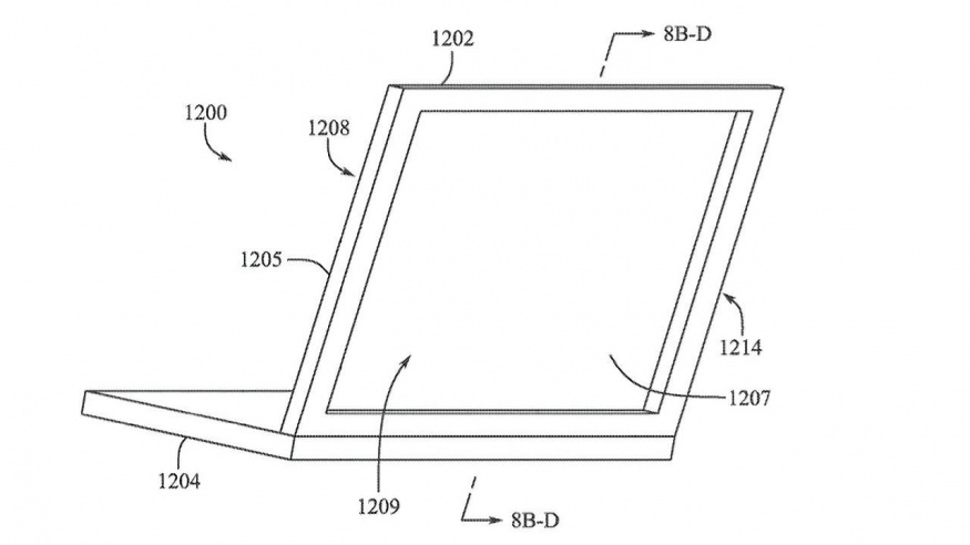 MacBook Ultra s displejem na zádech MacBook Ultra s displejem na zádech