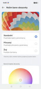 Nastavení barevných profilů