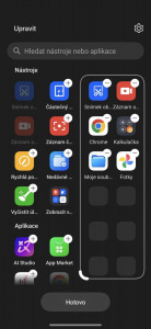 Postranní panel nástrojů