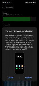 Super úsporný režim vás omezí na 6 aplikací