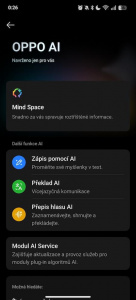 Screenshot z ColorOS 16