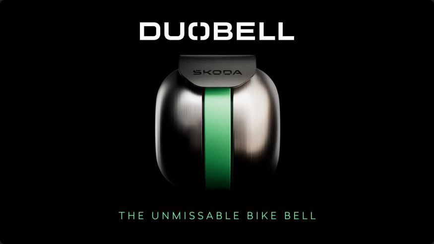 Cyklozvonek Škoda DuoBell Cyklozvonek Škoda DuoBell
