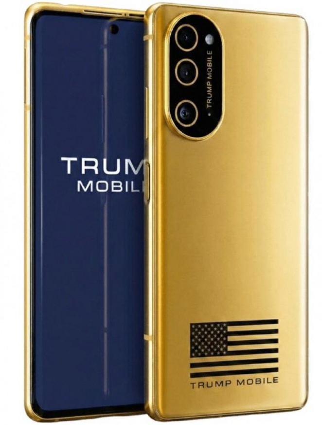Trump T1 Phone na oficiálním renderu