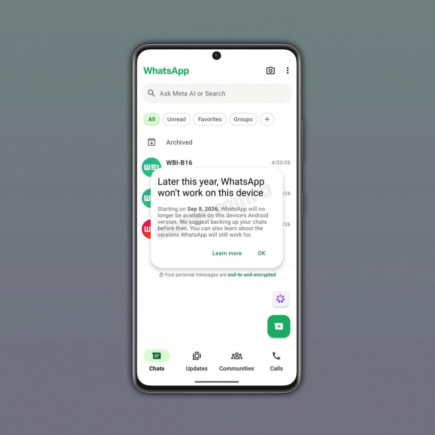 Upozornění na konec podpory Androidu 6.0 Upozornění na konec podpory Androidu 6.0