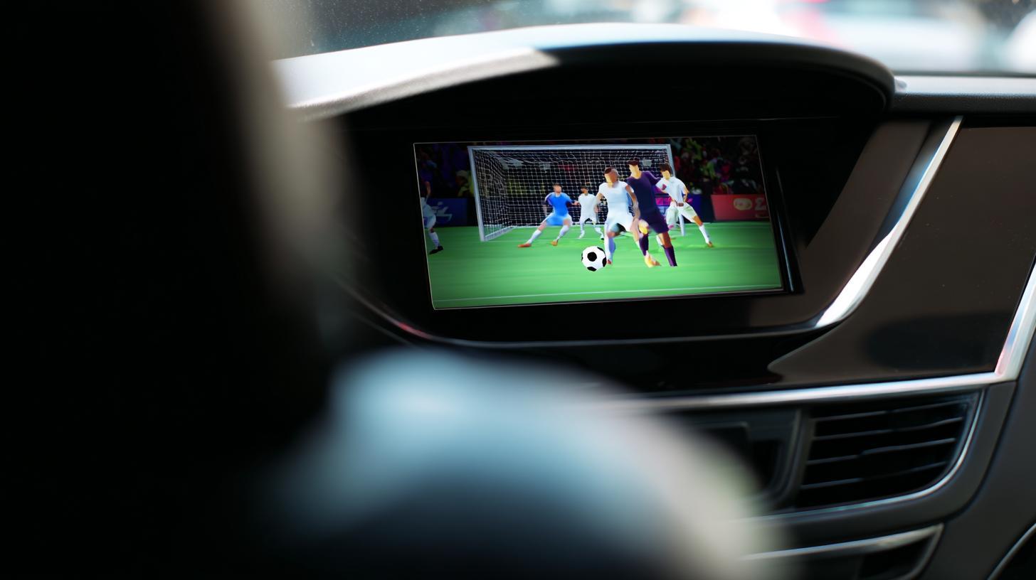 Aplikace Apple Sport v rámci infotainmentu CarPlay (ilustrační obrázek)