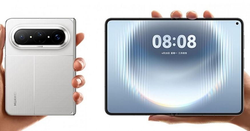 Huawei Pura X Max v bílé barvě