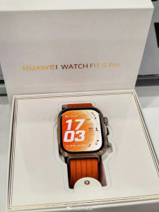 Uniklé snímky Huawei Watch Fit 5 Pro