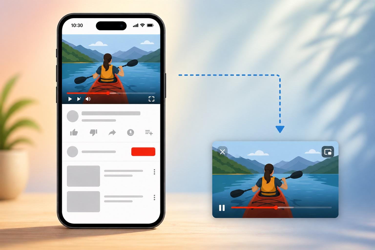 Youtube obraz v obraze