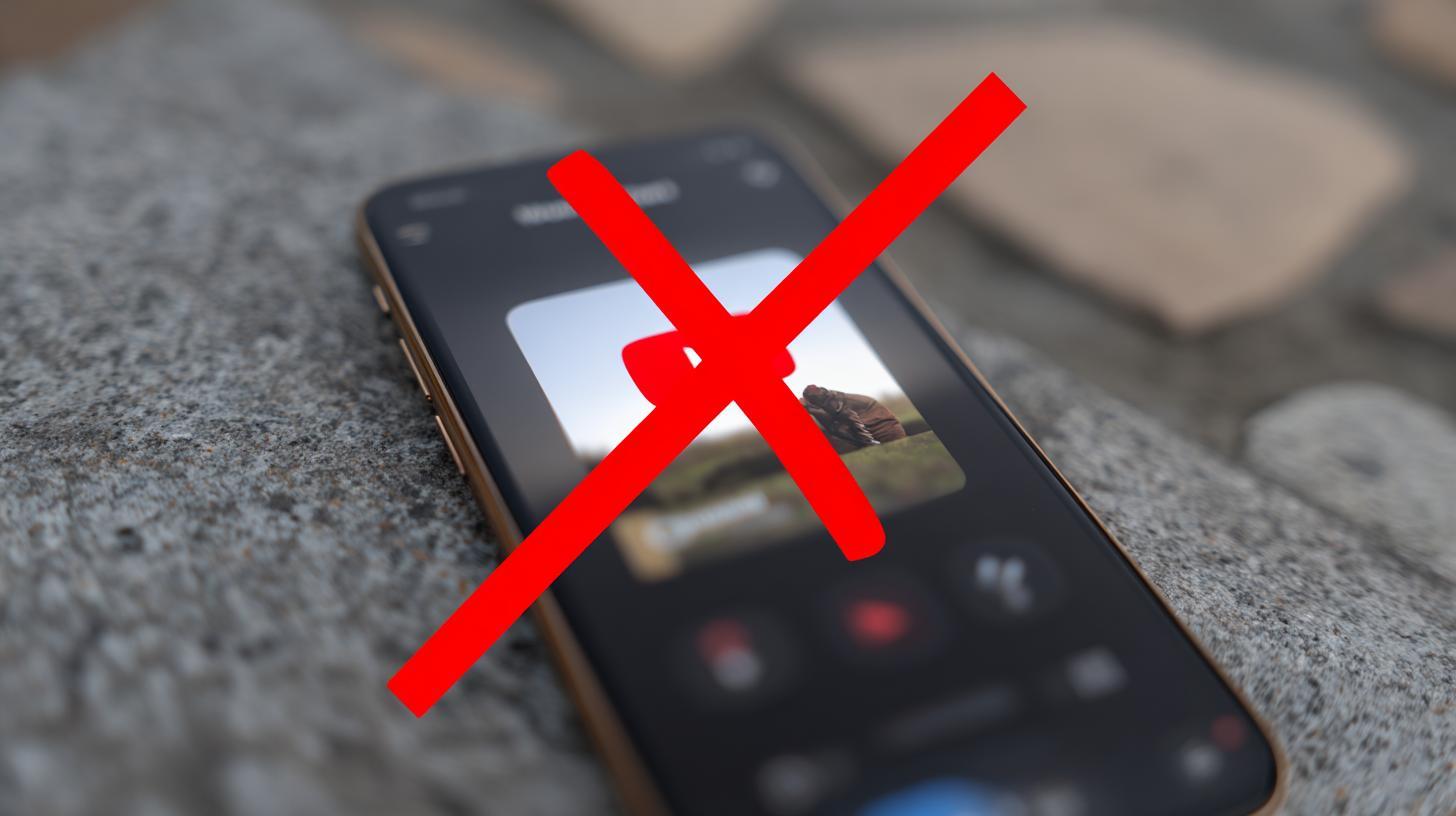 Omezení YouTube Shorts na iPhonu (ilustrační obrázek)