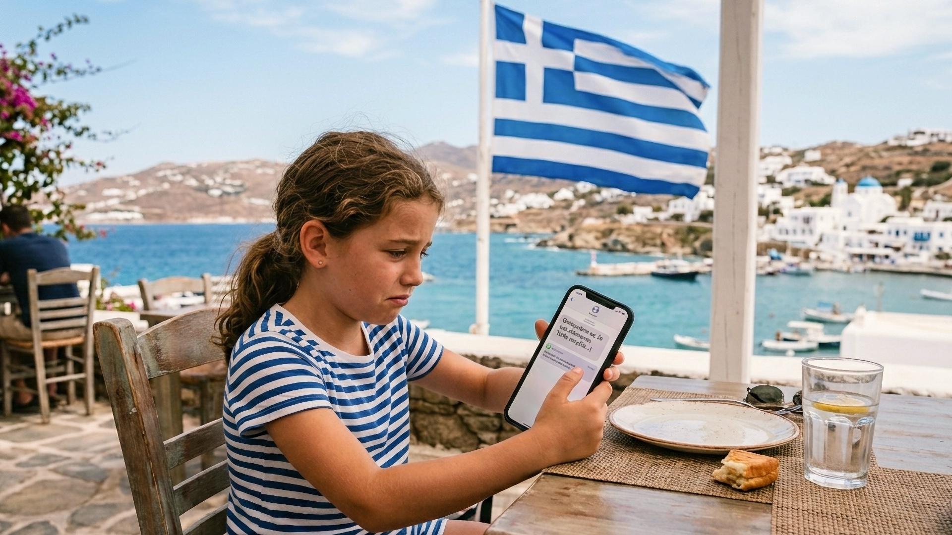 Zákaz sociálních sítí v Řecku