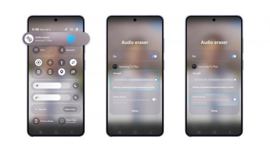 Funkce Mazání zvuku na telefonech Galaxy od Samsungu