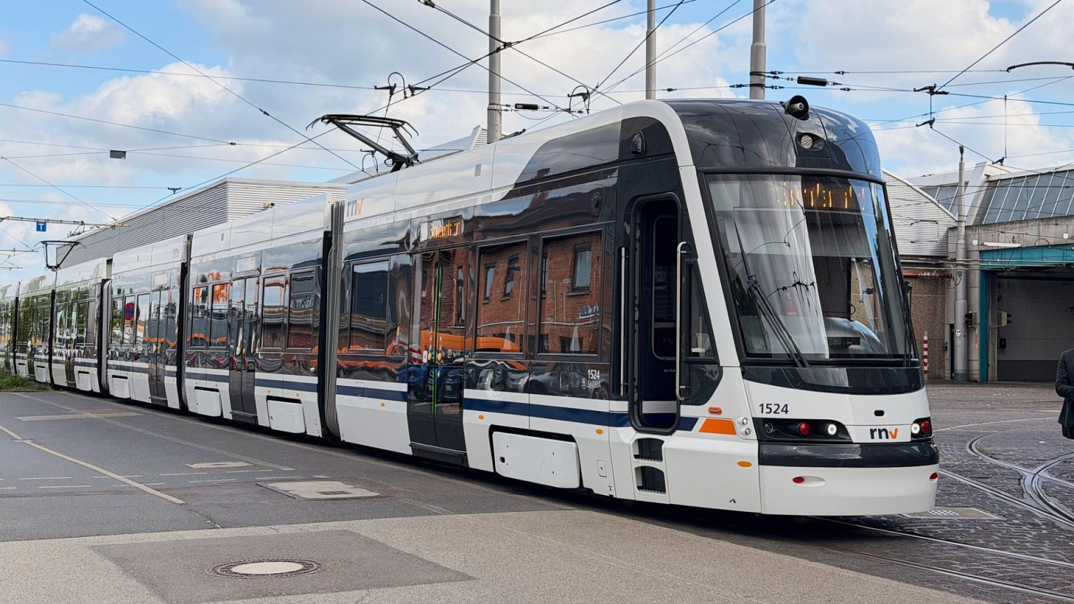 Tramvaj a depo Škoda Group v německém Mannheimu na akci Autonomy Day Mannheim