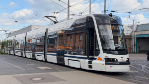 Tramvaj a depo Škoda Group v německém Mannheimu na akci Autonomy Day Mannheim