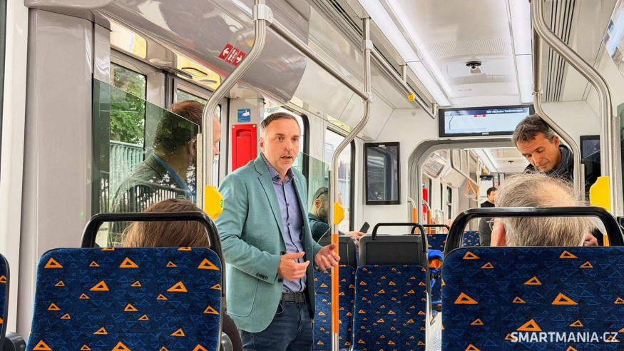 Tramvaj a depo Škoda Group v německém Mannheimu na akci Autonomy Day Mannheim Tramvaj a depo Škoda Group v německém Mannheimu na akci Autonomy Day Mannheim