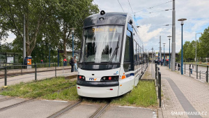 Tramvaj a depo Škoda Group v německém Mannheimu na akci Autonomy Day Mannheim Tramvaj a depo Škoda Group v německém Mannheimu na akci Autonomy Day Mannheim