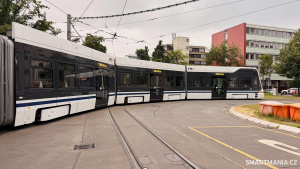 Tramvaj a depo Škoda Group v německém Mannheimu na akci Autonomy Day Mannheim Tramvaj a depo Škoda Group v německém Mannheimu na akci Autonomy Day Mannheim