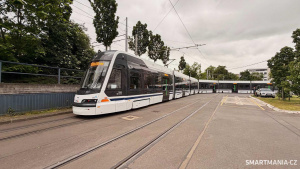 Tramvaj a depo Škoda Group v německém Mannheimu na akci Autonomy Day Mannheim Tramvaj a depo Škoda Group v německém Mannheimu na akci Autonomy Day Mannheim