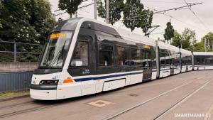 Tramvaj a depo Škoda Group v německém Mannheimu na akci Autonomy Day Mannheim Tramvaj a depo Škoda Group v německém Mannheimu na akci Autonomy Day Mannheim