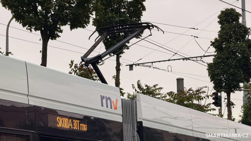 Tramvaj a depo Škoda Group v německém Mannheimu na akci Autonomy Day Mannheim Tramvaj a depo Škoda Group v německém Mannheimu na akci Autonomy Day Mannheim