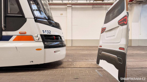 Tramvaj a depo Škoda Group v německém Mannheimu na akci Autonomy Day Mannheim Tramvaj a depo Škoda Group v německém Mannheimu na akci Autonomy Day Mannheim