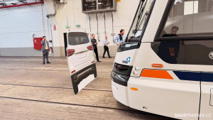 Tramvaj a depo Škoda Group v německém Mannheimu na akci Autonomy Day Mannheim Tramvaj a depo Škoda Group v německém Mannheimu na akci Autonomy Day Mannheim