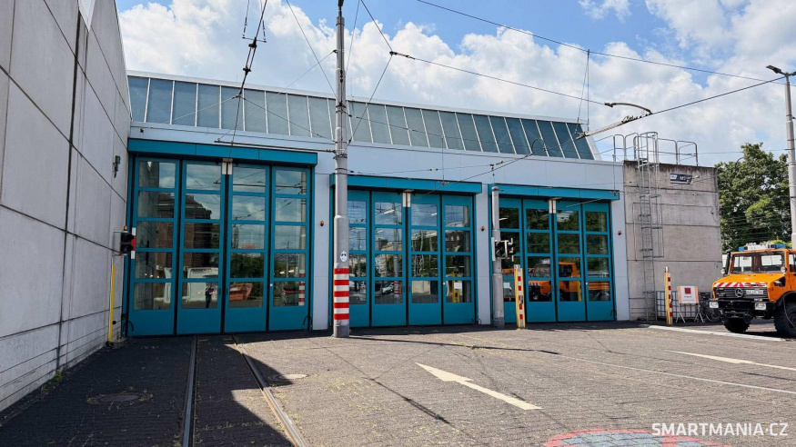 Tramvaj a depo Škoda Group v německém Mannheimu na akci Autonomy Day Mannheim Tramvaj a depo Škoda Group v německém Mannheimu na akci Autonomy Day Mannheim