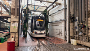 Tramvaj a depo Škoda Group v německém Mannheimu na akci Autonomy Day Mannheim Tramvaj a depo Škoda Group v německém Mannheimu na akci Autonomy Day Mannheim