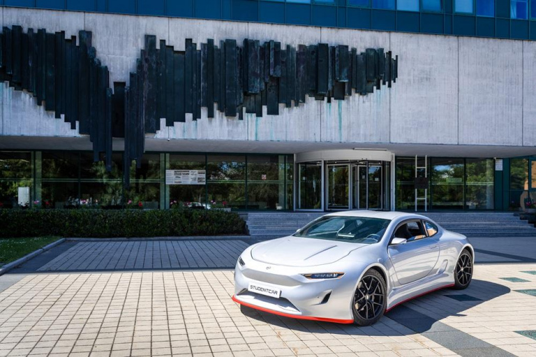 Prototyp elektromobilu StudentCar Titan vyrobený ve spolupráci VŠB-TUO a UTB ve Zlíně