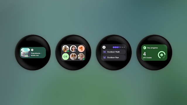Widgety na Wear OS Widgety na Wear OS