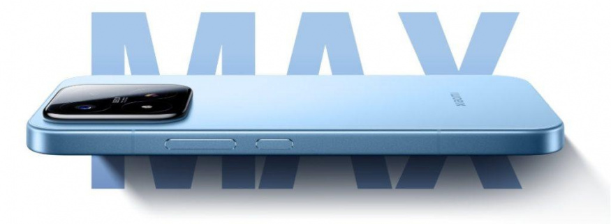 Xiaomi 17 Max v modré barvě na tiskovém snímku Xiaomi 17 Max v modré barvě na tiskovém snímku