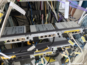 Přenosové moduly Huawei a optické propojení jednotlivých síťových prvků