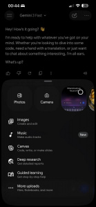 Redesign aplikace Gemini