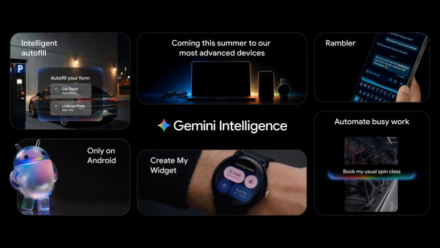 Gemini Intelligence v Androidu Přehled funkcí Gemini Intelligence v Androidu