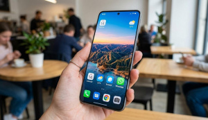 Telefon s displejem s tenkým rámečkem