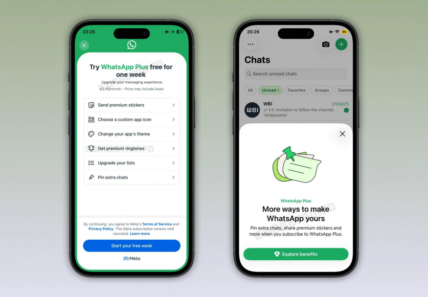 Předplatné WhatsApp Plus