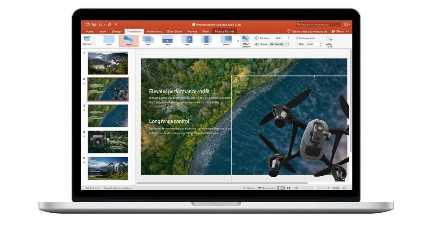 Aplikace PowerPoint na macOS Aplikace PowerPoint na macOS