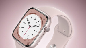 Apple Watch Series 9 v růžové barvě