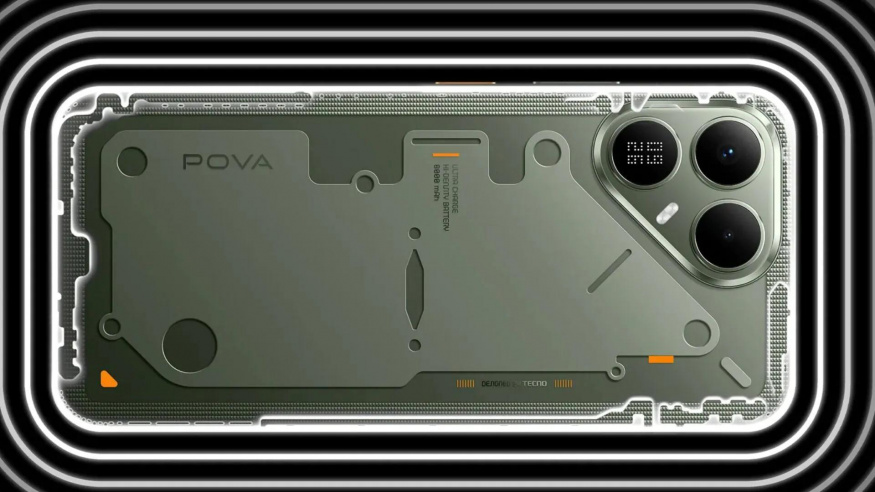 Tecno Pova 8 5g v zelené barvě Tecno Pova 8 5g v zelené barvě