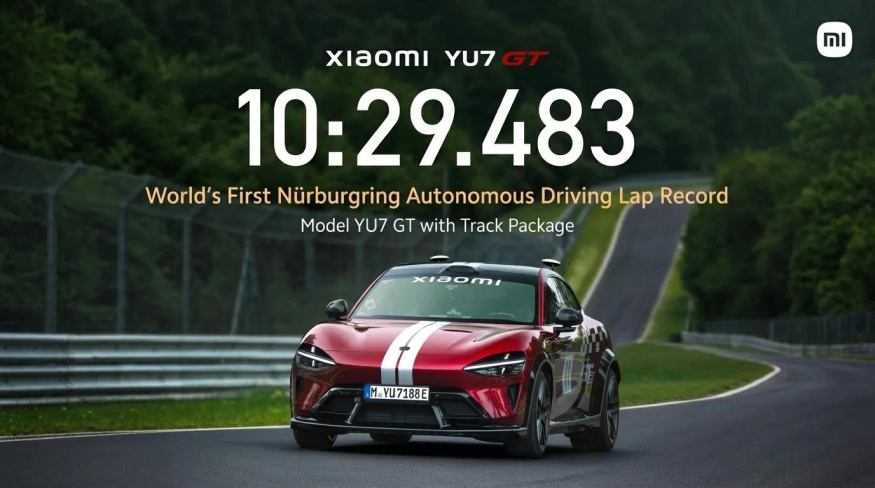 Xiaomi YU7 GT na okruhu Nürburgring v rekordním čase Xiaomi YU7 GT na okruhu Nürburgring v rekordním čase