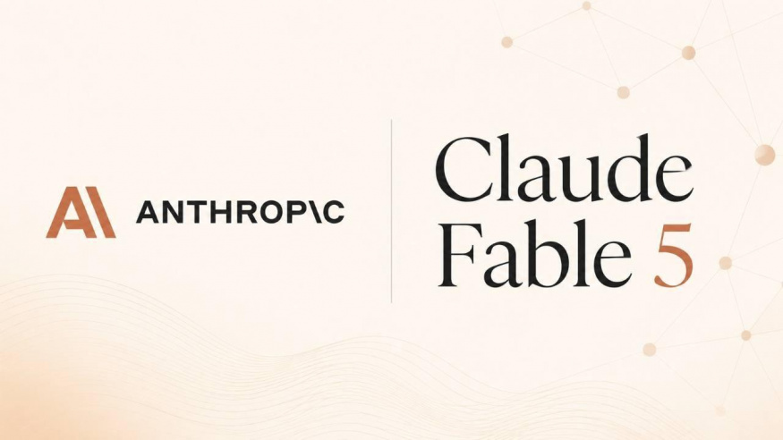 Claude Fable 5 a Anthropic na náhledovém obrázku Logo Anthropicu vedle nápisu Claude Fable 5 na světlém pozadí