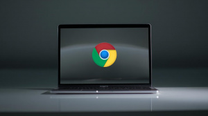 Logo prohlížeče Google Chrome na počítači (ilustrační obrázek) Logo prohlížeče Google Chrome na počítači (ilustrační obrázek)