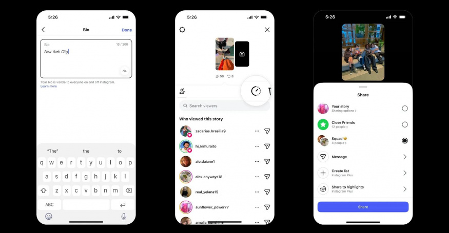 Novinky v rámci předplatného Instagram Plus Novinky v rámci předplatného Instagram Plus