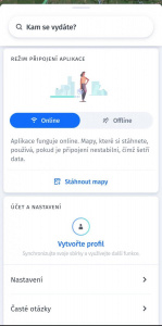 Offline režim v HERE WeGo Nastavení online a offline režimu v aplikaci HERE WeGo