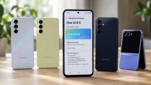 Telefony Samsung Galaxy s aktualizací One UI 8.5 na displeji